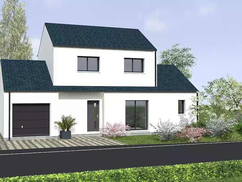 Maison neuve, 99,18 m² - Saint-Laurent-des-Autels (49270)