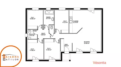 Maison neuve, 109 m²