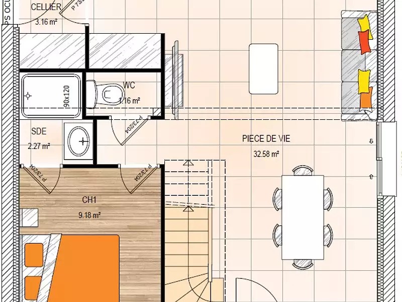 Maison neuve, 75 m² - La Pouëze (49370)