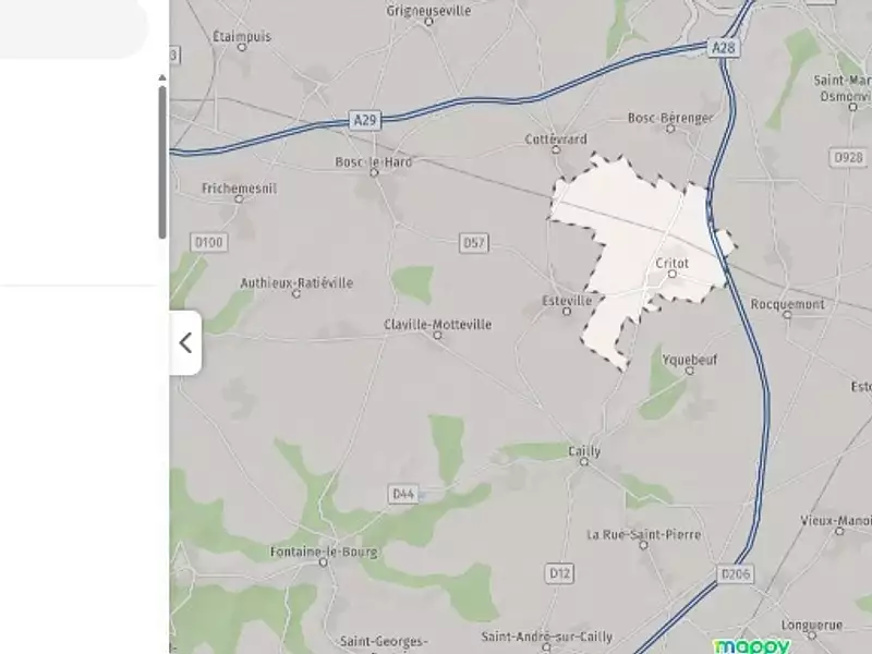 Terrain à bâtir, 1 384 m² - Critot (76680)