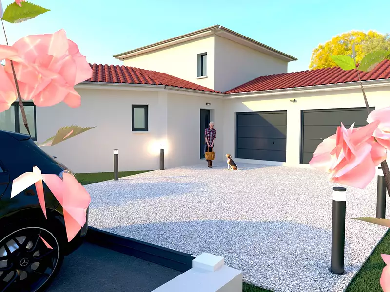 Maison neuve, 133 m² - Crêches-sur-Saône (71680)