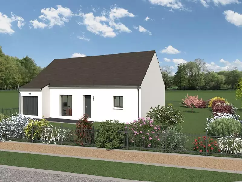 Maison neuve, 80 m² - La Roche-Clermault (37500)