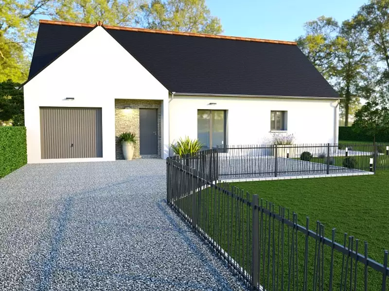 Maison neuve, 100 m² - Abilly (37160)