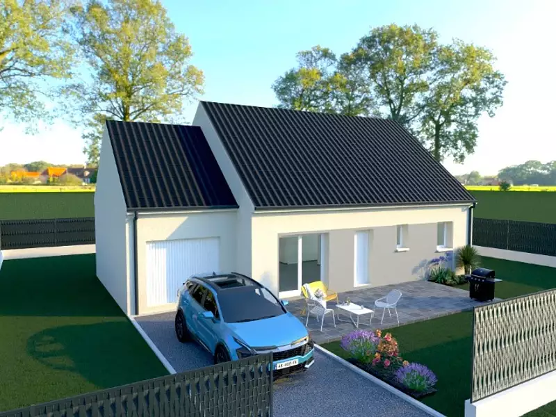 Maison neuve, 80 m² - Fresne-le-Plan (76520)