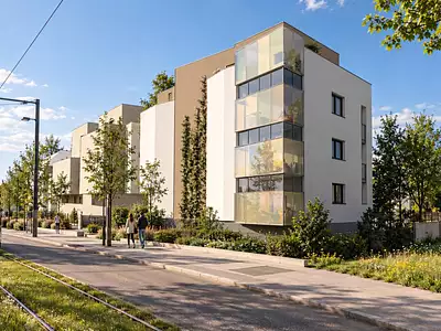 Programme neuf Les Terrasses d'Hélios à Illkirch-Graffenstaden (67400) – Stradim