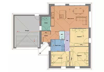 Maison neuve, 90 m²