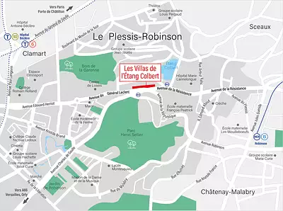 Les Villas de l'Etang Colbert