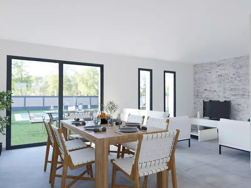 Maison neuve, 107 m² - Saint-Denis-en-Bugey (01500)