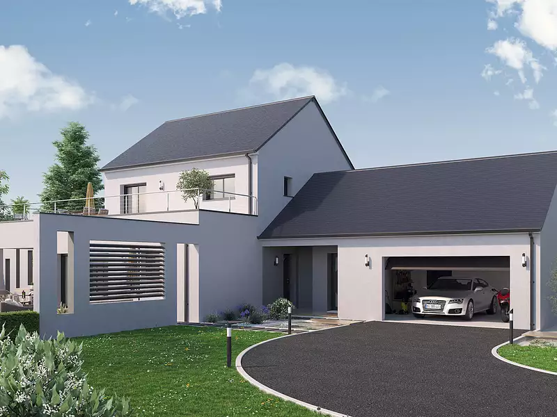 Maison neuve, 148 m² - Monnaie (37380)