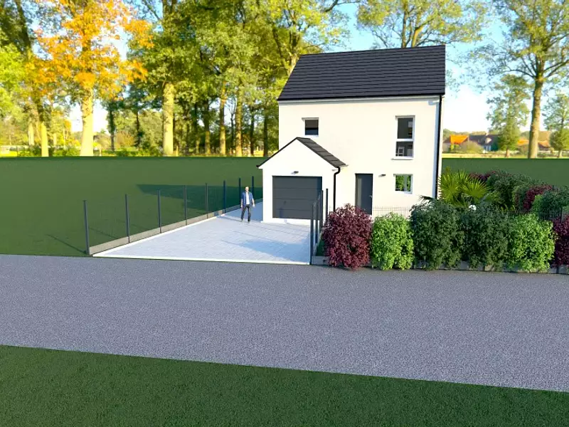 Maison neuve, 100 m² - Carpiquet (14650)