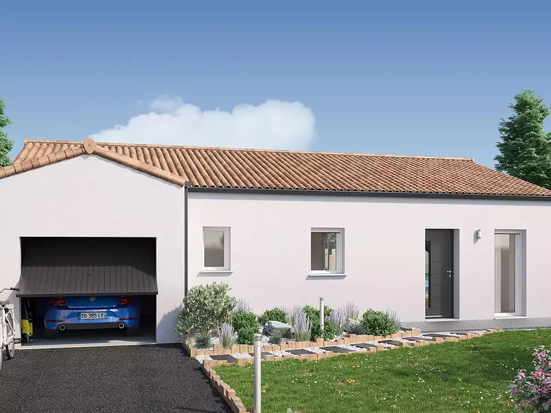 Maison neuve, 81 m² - Saint-Vincent-sur-Graon (85540)
