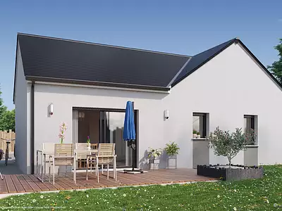 Maison neuve, 76 m² - Tauxigny (37310)