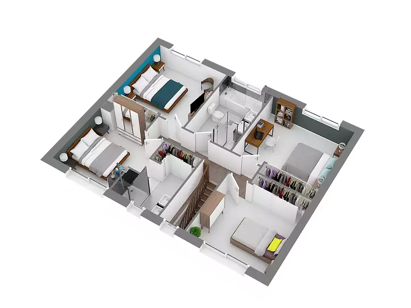 Maison neuve, 128,82 m² - Domont (95330)