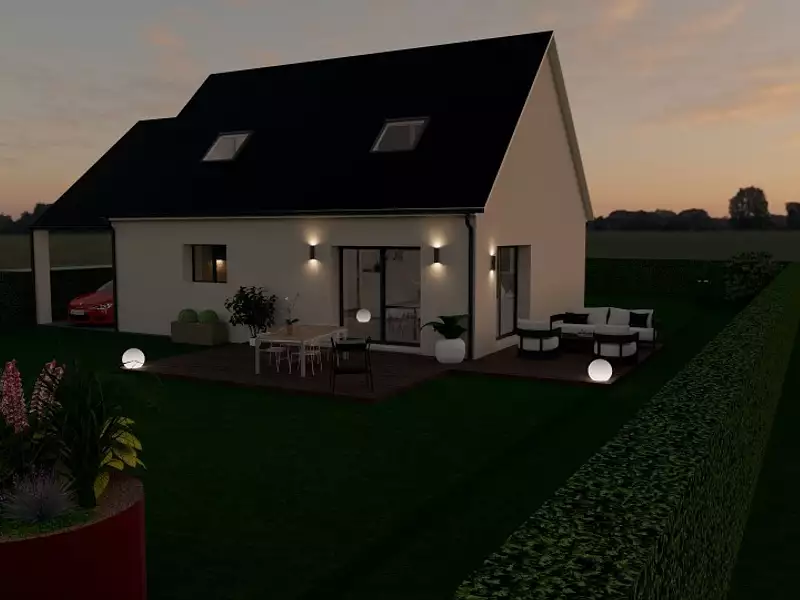 Maison neuve, 110 m² - Appeville-Annebault (27290)