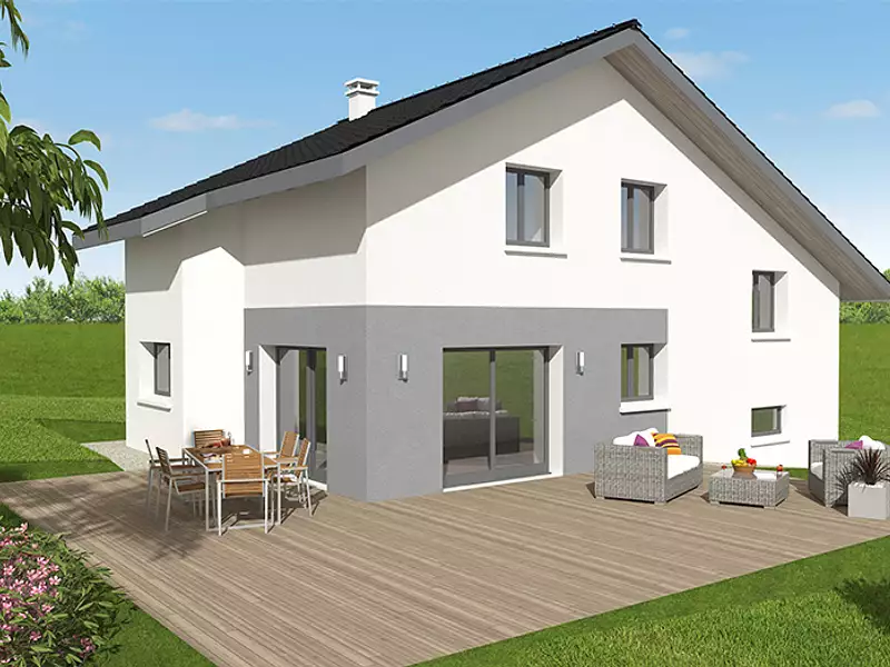 Maison neuve, 120 m² - La Balme-de-Sillingy (74330)
