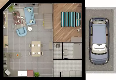 Maison neuve, 54 m²