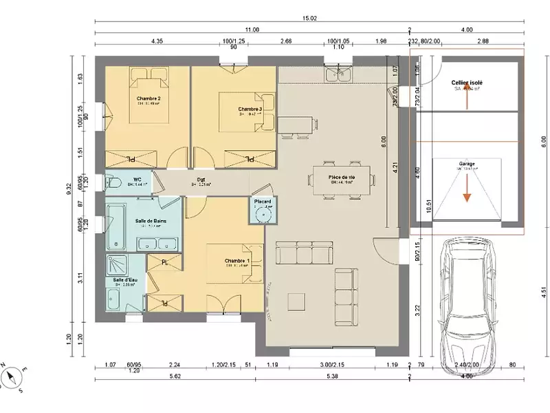 Maison neuve, 95 m² - Volx (04130)