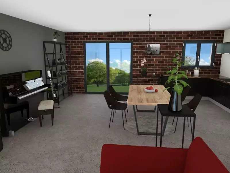 Maison neuve, 93 m² - Yvetot (76190)