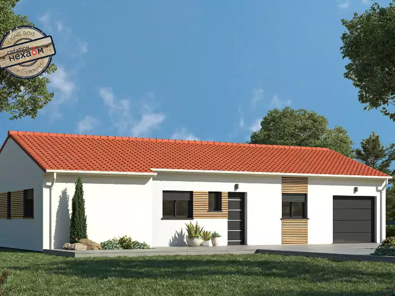 Maison neuve, 104 m² - Campagne-lès-Guines (62340)