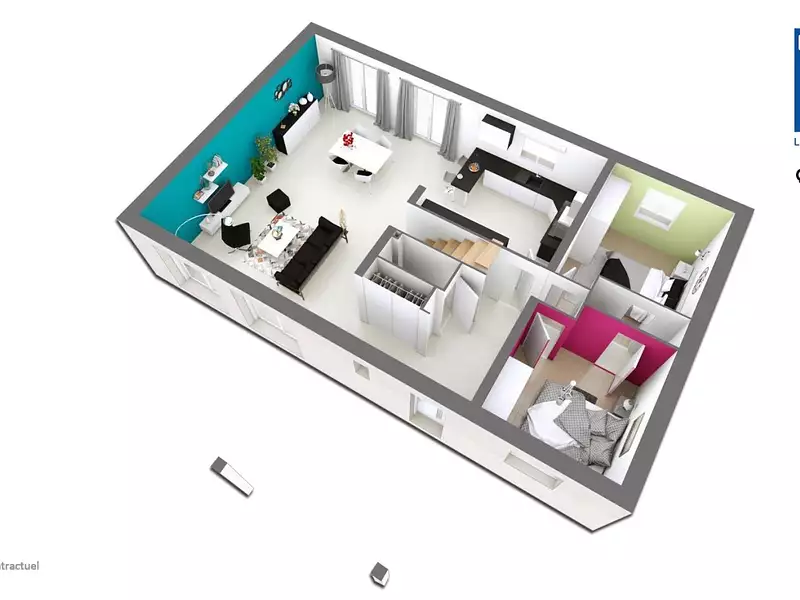 Maison neuve, 125 m² - Saint-Martin-du-Tertre (95270)