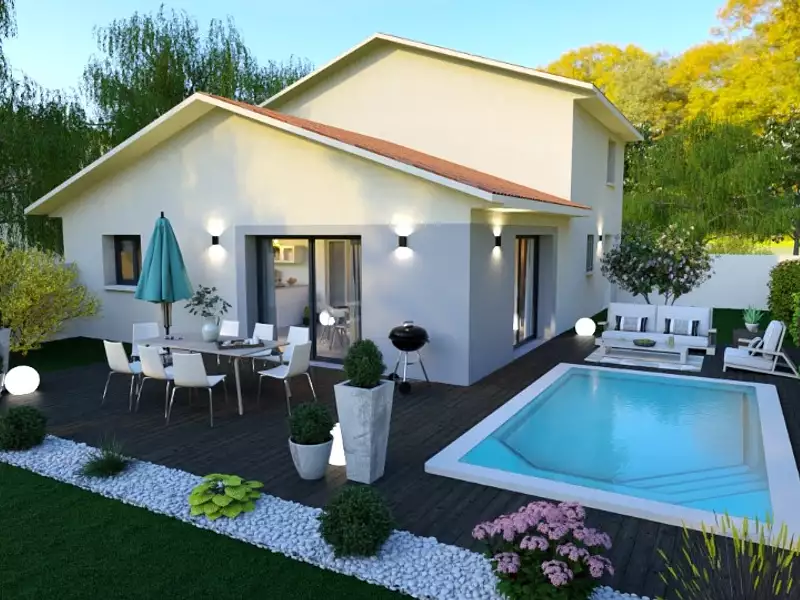 Maison neuve, 123 m² - Viriville (38980)