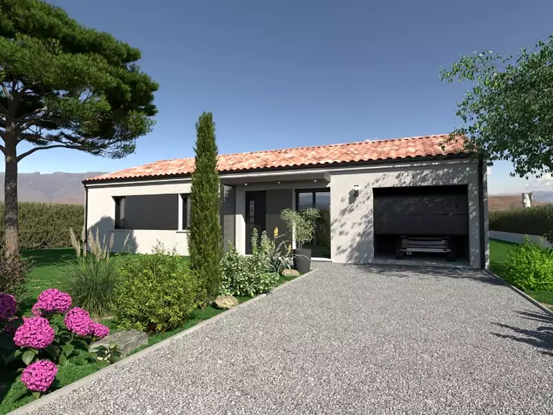 Maison neuve, 91 m² - Sauvian (34410)