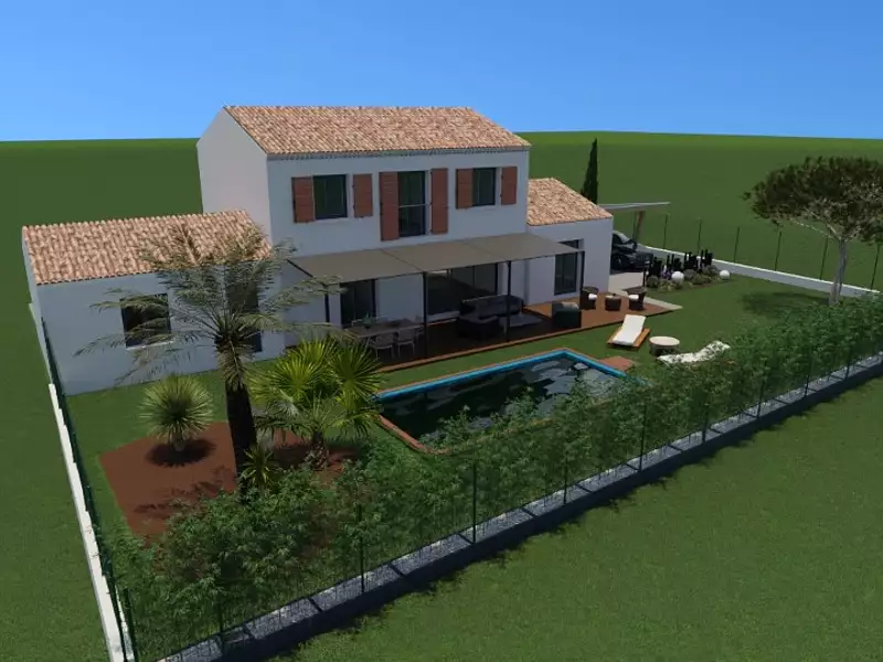 Maison neuve, 130 m² - Fontvieille (13990)