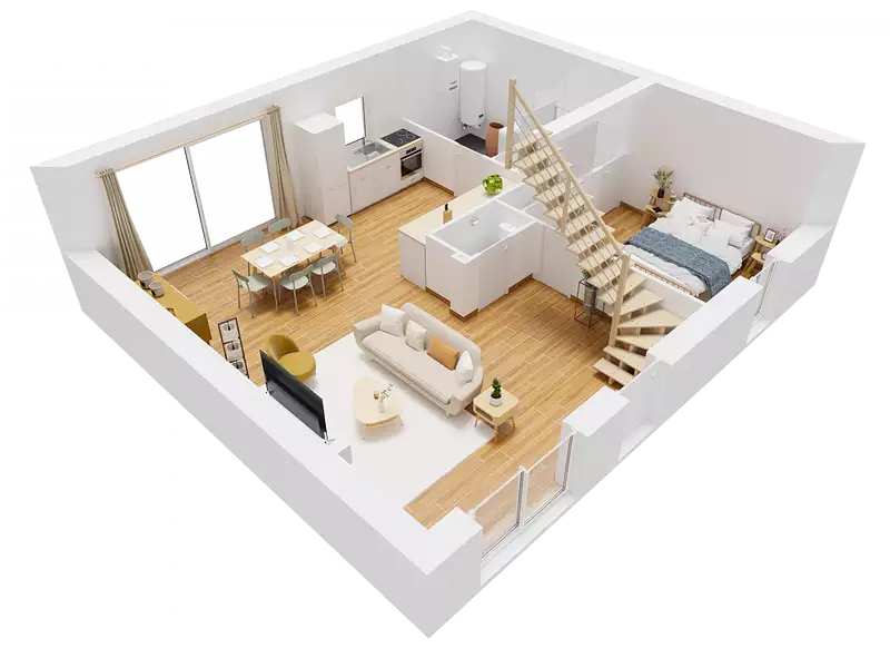 Maison neuve, 111 m² - Hommes (37340)