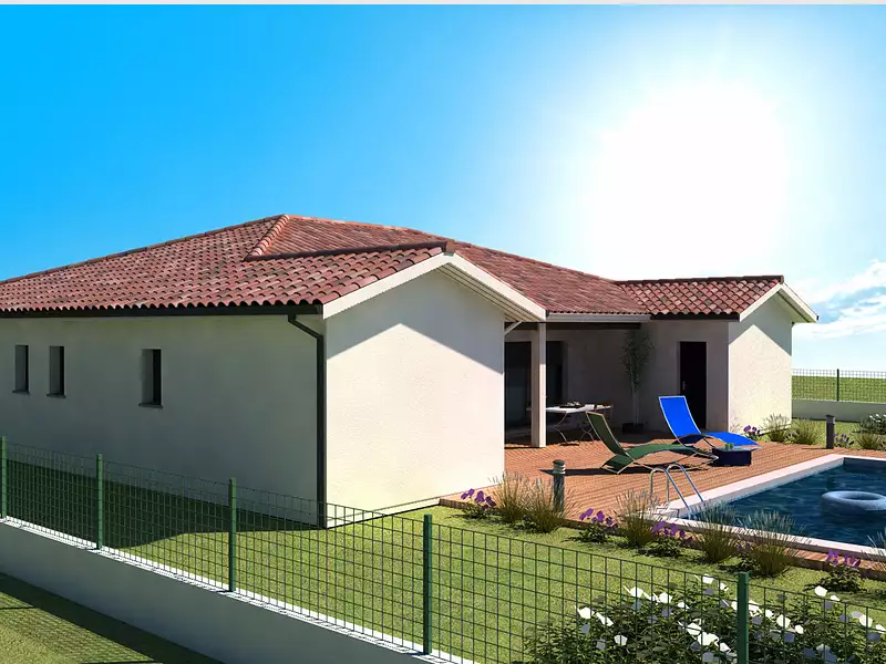 Maison neuve, 137 m² - Latrille (40800)