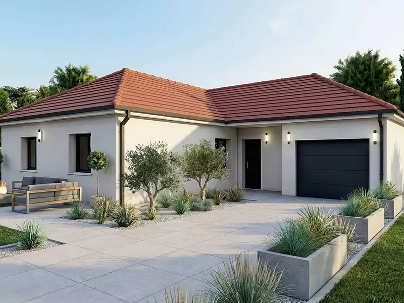 Maison neuve, 90 m² - Saint-priest-bramefant (63310)