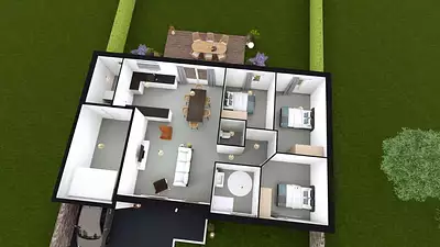 Maison neuve, 96 m²