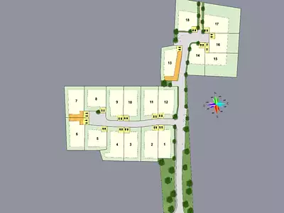 Terrain à bâtir, 523 m²