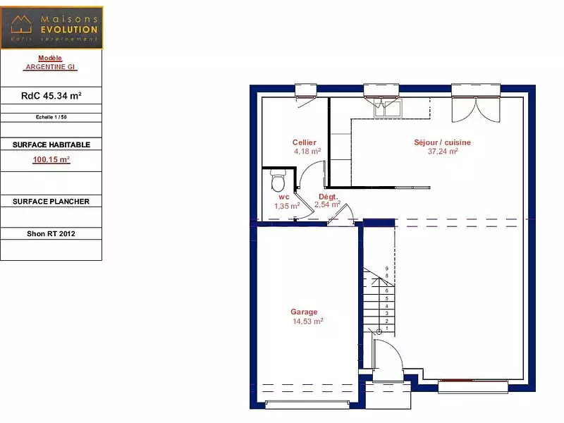 Maison neuve, 100 m² - Ollainville (91340)