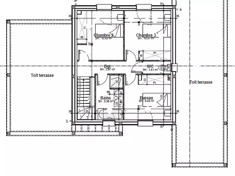 Maison neuve, 128 m² - Neuville-sur-Sarthe (72190)