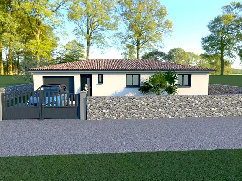 Maison neuve, 85 m² - Pennautier (11610)