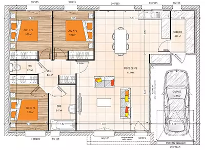 Maison neuve, 85 m²