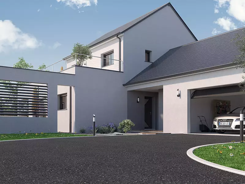 Maison neuve, 148 m² - Monnaie (37380)