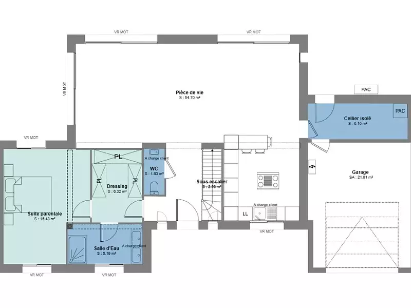 Maison neuve, 151 m² - Ballainvilliers (91160)