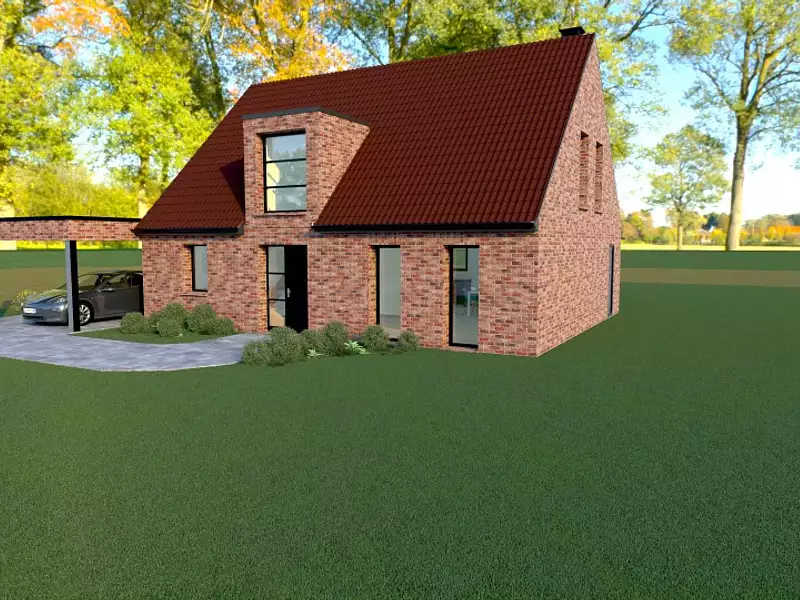 Maison neuve, 100 m² - Saint-Amand-les-Eaux (59230)