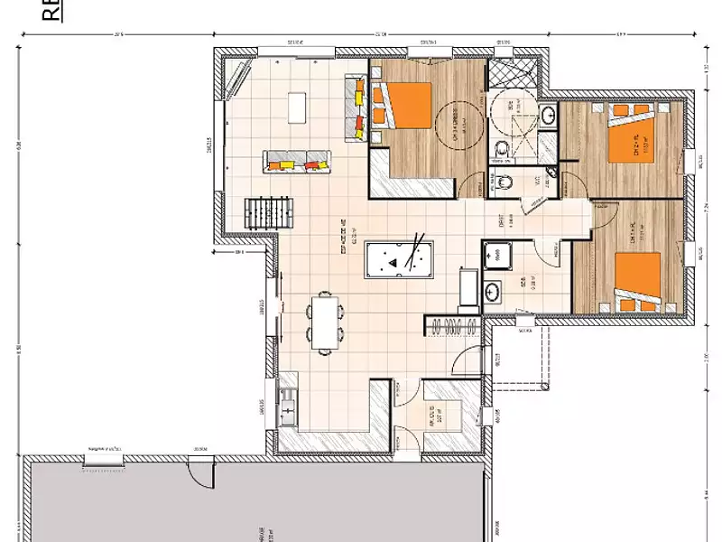 Maison neuve, 120 m² - Saint-Laurent-de-la-Plaine (49290)