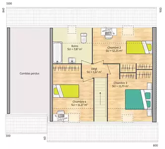 Maison neuve, 89 m²