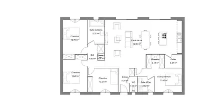 Maison neuve, 120 m²