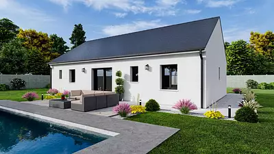 Maison neuve, 68 m²