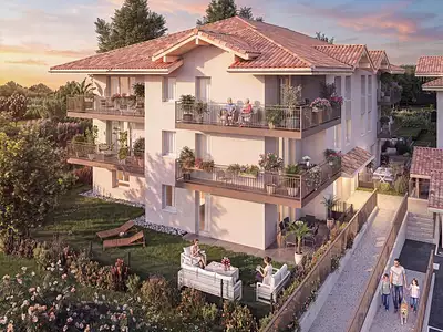 Programme neuf Le Clos de la Fontaine à Cervens (74550) – APRICOT IMMOBILIER