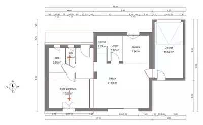 Maison neuve, 95 m²