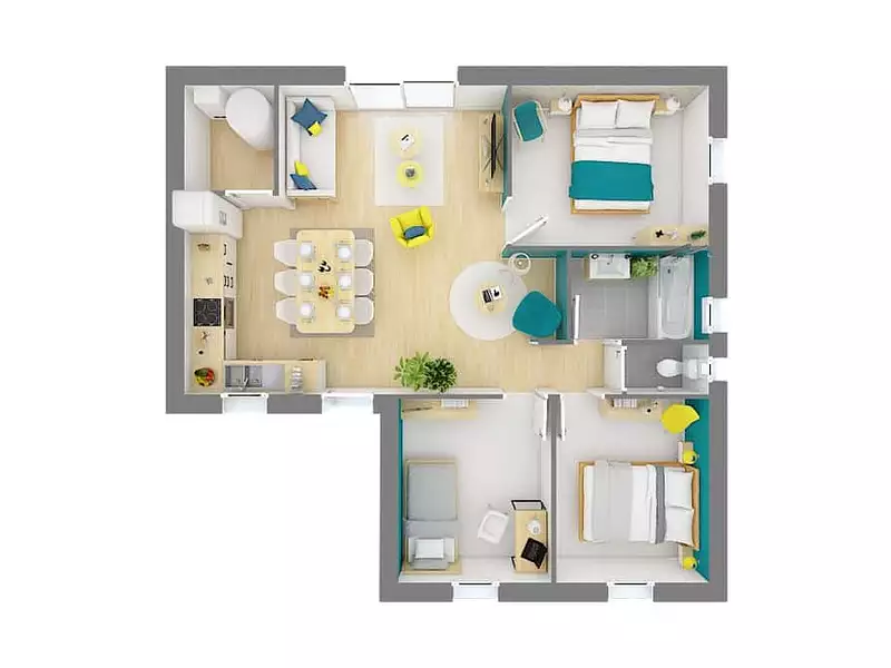 Maison neuve, 90 m² - Challans (85300)