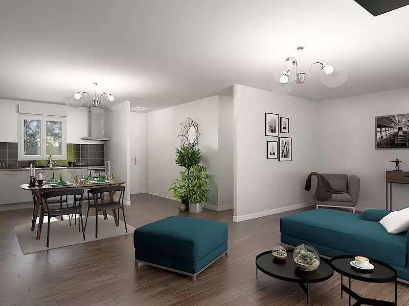 Maison neuve, 75 m² - Tourville-la-Rivière (76410)