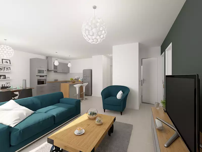 Maison neuve, 66 m² - Orthevielle (40300)