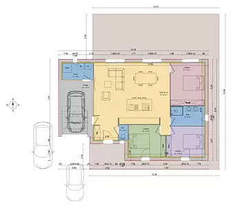 Maison neuve, 90 m²