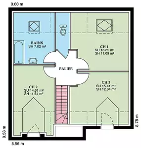 Maison neuve, 94 m²